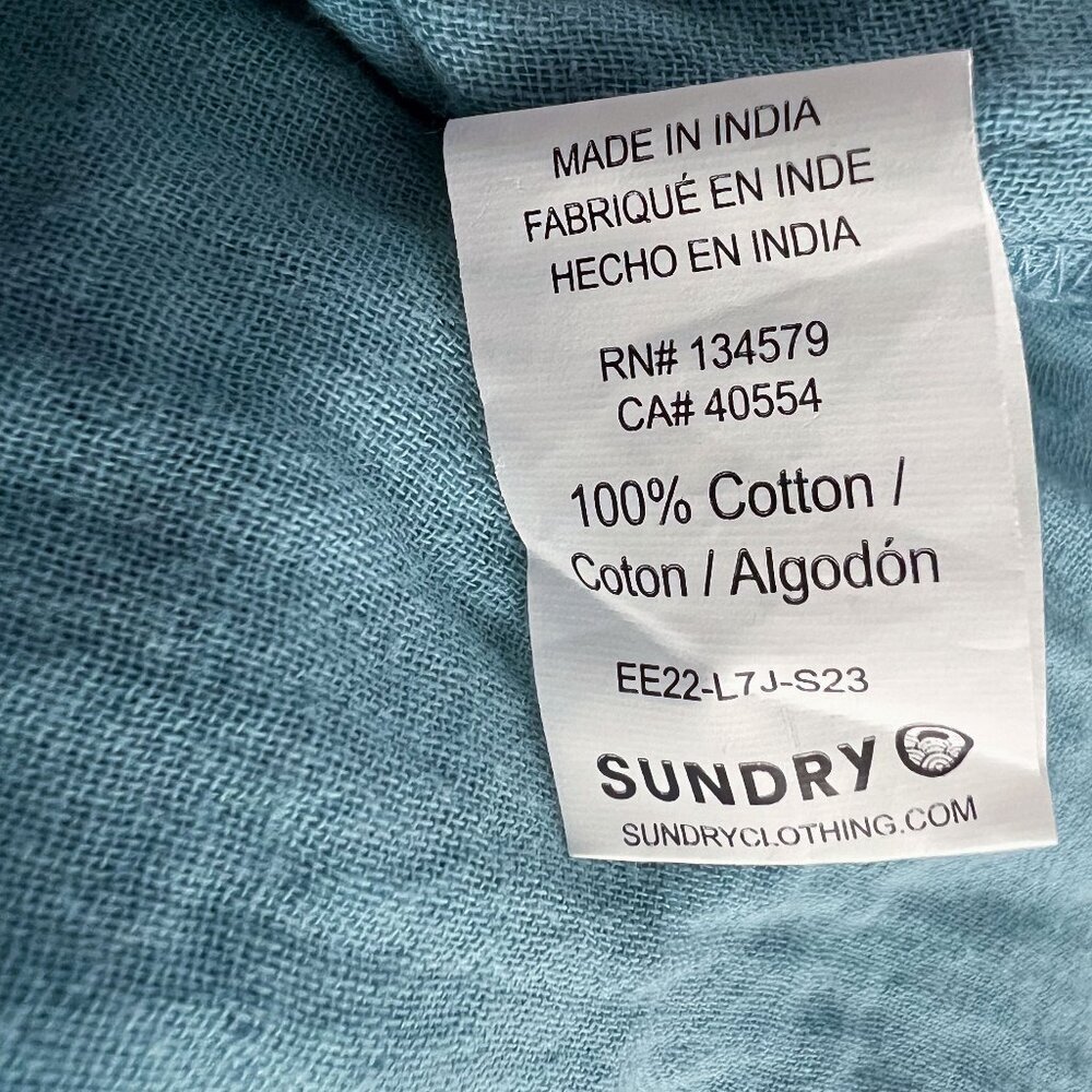 Evereve Sundry French Blue The Everyday Dress Pockets size: 2 = M - Picture 9 of 10
